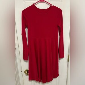Flying’s Girl’s Red Long Sleeve Dress